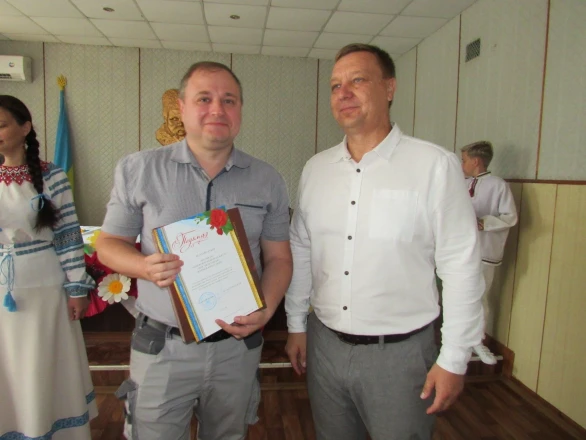 Berezanka local community thanked DTEK Renewables on the Constitution Day of Ukraine