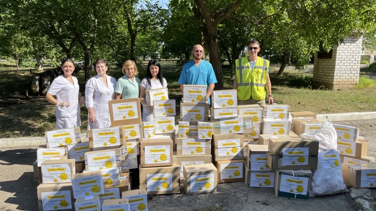 Чергова гуманітарна підтримка лікарів від ДТЕК ВДЕ: в Березанку доставлено партію медикаментів Чергова гуманітарна підтримка лікарів від ДТЕК ВДЕ: в Березанку доставлено партію медикаментів