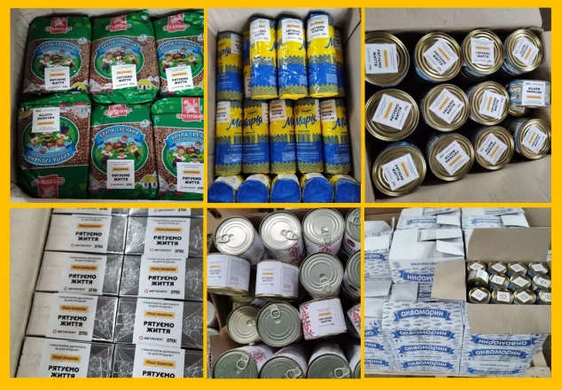 ДТЕК ВДЕ передав 4,5 тонни харчових продуктів на гуманітарні потреби