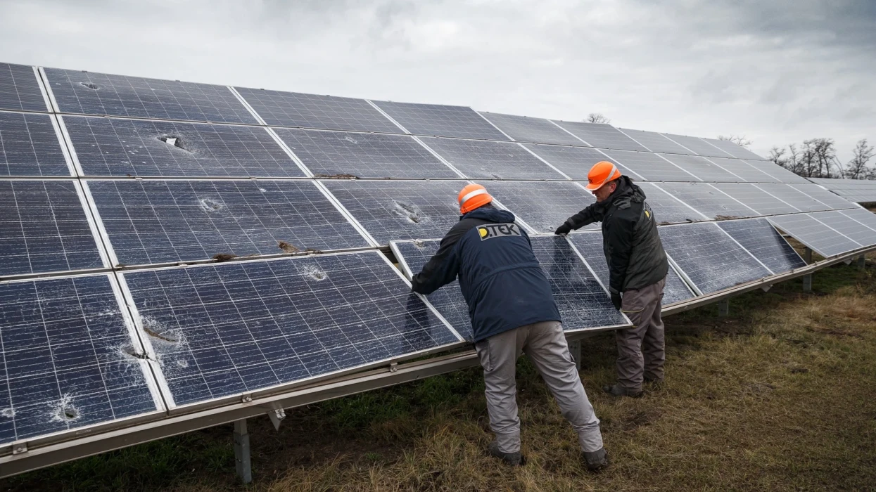 ДТЕК ВДЕ відновлює генерацію електроенергії на Трифонівській СЕС після окупації ДТЕК ВДЕ відновлює генерацію електроенергії на Трифонівській СЕС після окупації