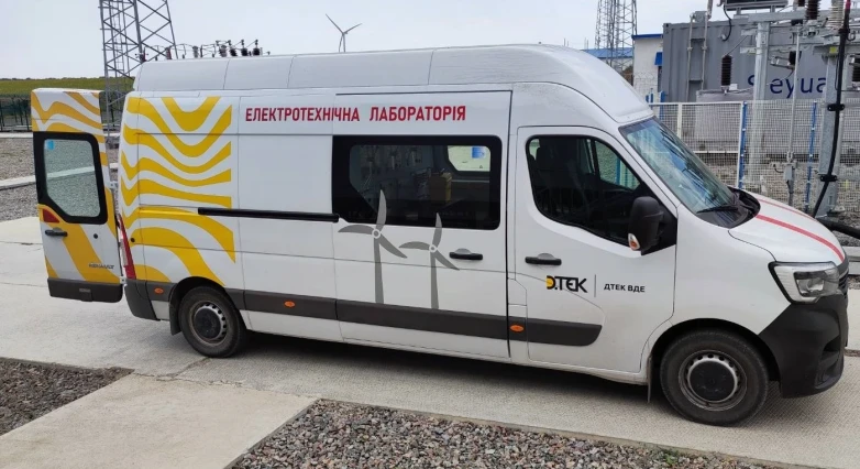 New mobile electrotechnical laboratory to maintain the solar and wind farms of DTEK Renewables
