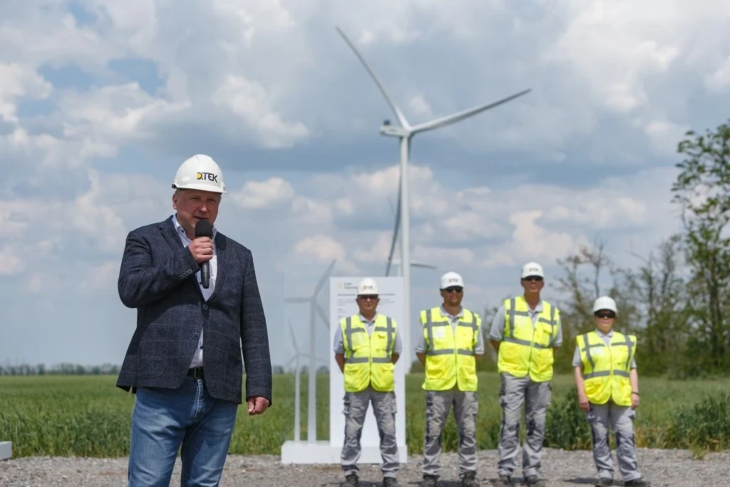 ДТЕК запустив в роботу нову вітроелектростанцію на півдні України ДТЕК запустив в роботу нову вітроелектростанцію на півдні України