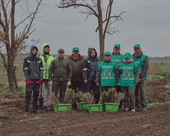 ДТЕК ВДЕ підтримав висадку 2400 дерев в Миколаївській області