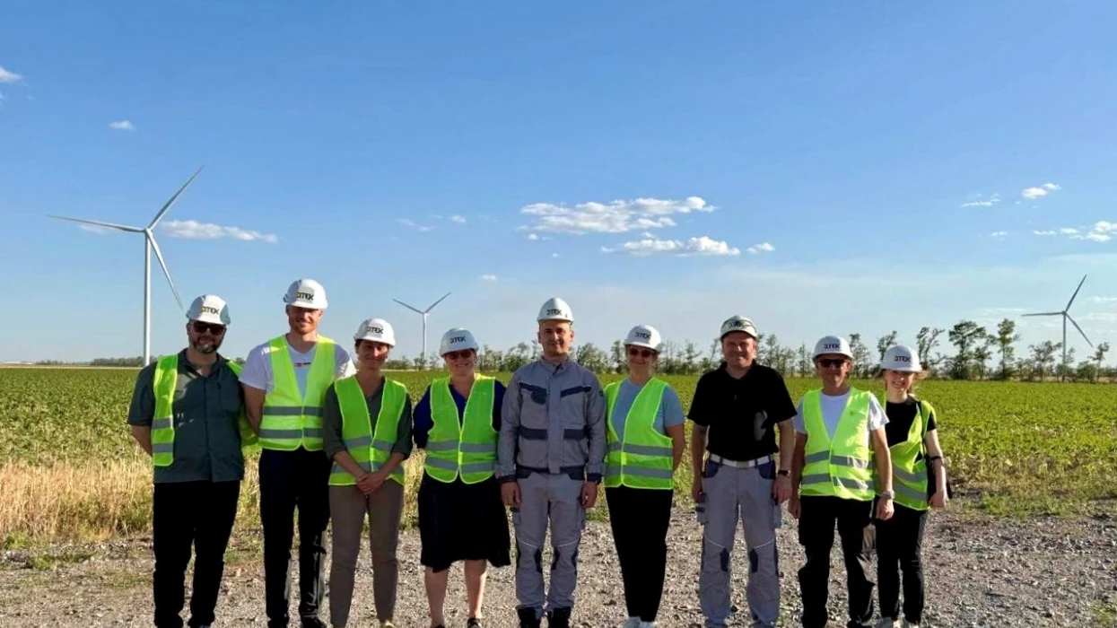 Delegation from the Danish Energy Agency Visited DTEK Tyligulska Wind Power Plant
