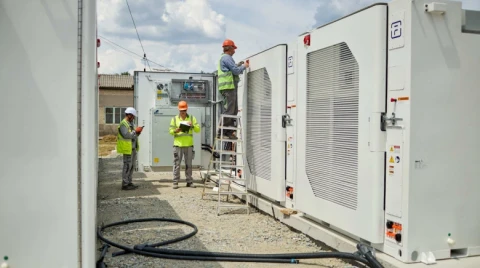 ДТЕК разом із американською Fluence побудував найбільший комплекс установок зберігання енергії в Україні на 200 МВт ДТЕК разом із американською Fluence побудував найбільший комплекс установок зберігання енергії в Україні на 200 МВт