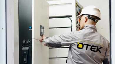 ДТЕК ВДЕ забезпечив Глобинську громаду трьома установками зберігання енергії
